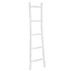 Witte decoratieve eiken ladder